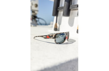 Image of Redfin Polarized Sanibel Sunglasses, Black Tortoise Frame, Dark Shad Mirror Polarized Lens, One Size, 1404