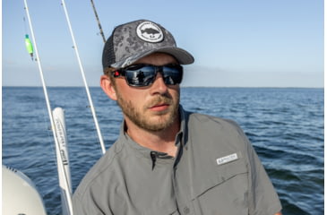 Image of Redfin Polarized Sanibel Sunglasses, Black Tortoise Frame, Shad Mirror Polarized Lens, One Size, 1405