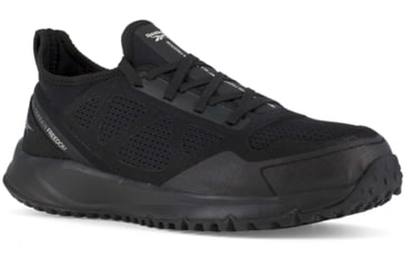 Image of Reebok All Terrain Trail Running Oxford, Steel Toe Work Shoe - Mens, Black, 11.5W, RB4090-Black-11.5-Mens-W