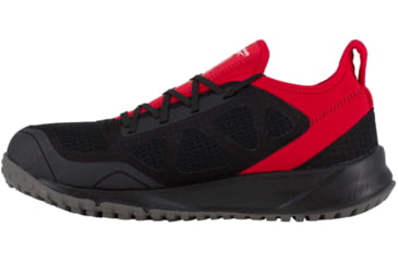 Image of Reebok All Terrain Trail Running Oxford, Steel Toe Work Shoe - Mens, Black/Red, 10.5M, RB4093-BlackandRed-10.5M