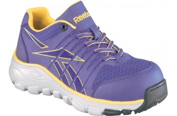Image of Reebok Arion Seamless Womens Oxford, Purple/Yellow, 8.5 RB457-PRPL/YLW-8.5-MEN-W