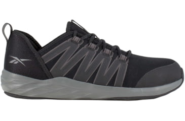 Image of Reebok Astroride Work Athletic Oxford - Womens, Black/Dark Grey, 10.5, Wide, 690774461741