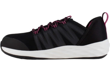 Image of Reebok Astroride Work Athletic Oxford - Womens, Medium, Black/Pink, 6, 690774465831