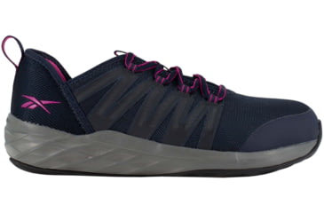 Image of Reebok Astroride Work Athletic Oxford - Womens, Dark Navy/Purple, 7.5, Medium, 690774463783