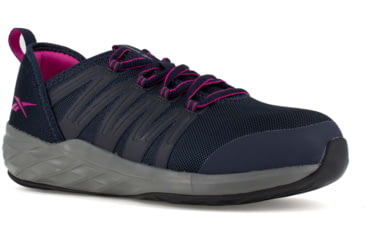 Image of Reebok Astroride Work Athletic Oxford - Womens, Dark Navy/Purple, 7.5, Medium, 690774463783
