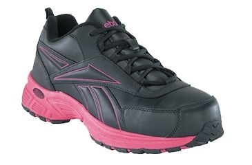 Image of REEBOK Ateron Sport Oxford, Black/Pink, 6, W RB482-BLK/PINK-6-W-W