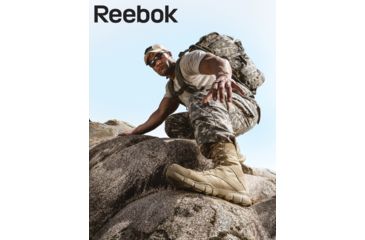 Image of Reebok Dauntless 8in. Black Boot, 15 RB8826-BLK-15-MEN-M