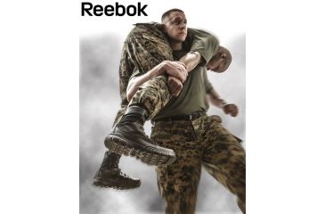 Image of Reebok Dauntless 8in. Black Boot, 15 RB8826-BLK-15-MEN-M