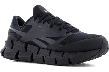Image of Reebok FloatZig Composite Toe Work Shoes - Mens, Black, 4 US, Wide, RBK-RB3030-W-04.0