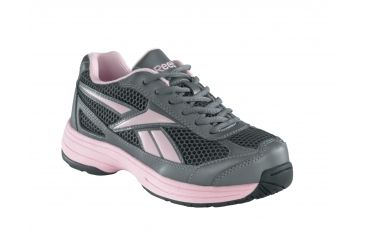 Image of REEBOK Ketee Womens Oxford, W, Grey/Pink, 6 RB164-GRYPNK-6-WOMEN-W