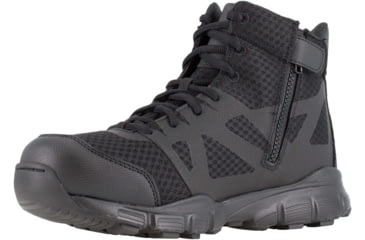 Image of Reebok Mens Dauntless Ultra-Light Seamless 5in Athletic Hiker Boots w/ Side-Zip, Black, 6.5, RB4507-BLACK-6.5-MENS-M
