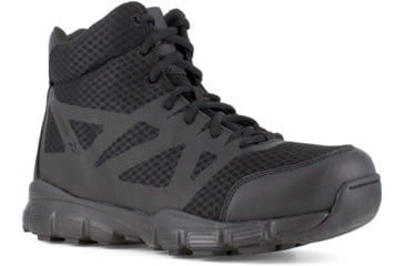 Image of Reebok Mens Dauntless Ultra-Light Seamless 5in Athletic Hiker Boots w/ Side-Zip, Black, 6.5, RB4507-BLACK-6.5-MENS-M