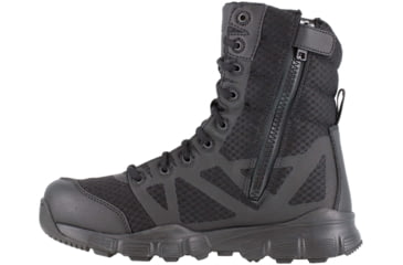 Image of Reebok Mens Dauntless Ultra-Light Seamless 5in Athletic Hiker Boots w/ Side-Zip, Black, 6.5, RB8720-BLACK-6.5-MENS-W