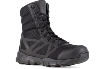 Image of Reebok Mens Dauntless Ultra-Light Seamless 5in Athletic Hiker Boots w/ Side-Zip, Black, 6.5, RB8720-BLACK-6.5-MENS-W