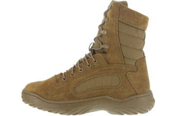 Image of Reebok Mens Fusion Max 8in Tactical Boots w/ Soft Toe, Leather, Coyote Brown, 4, M CM8992-COYOTEBRN-4-M-M