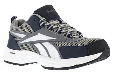 Image of Reebok Womens Kenoy Steel Toe Athletic Cross Trainer Shoes, Gray/Blue, 6.5 RB485-GREY/BLUE-6.5-WOMENS-W