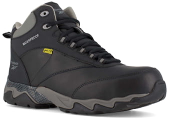 Image of Reebok Beamer Athletic Hiking Boot w/Met Guard, Waterproof 8.5 W, Men, Black RB1067-Black-8.5-Mens-W