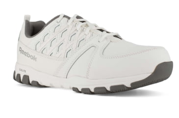 Image of Reebok Sublite Work Athletic Shoes - Mens, Wide, Steel Toe, White, 5, 690774392212