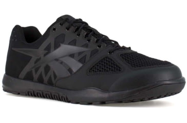 Image of Reebok Nano Tactical Trainer Shoes w/Soft Toe - Mens, Black, 10 US, Wide, RB7100-W-100
