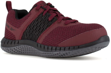 Image of Reebok Print Work ULTK Athletic Oxford - Womens, Burgundy/Black, 10.5, Wide, 690774468054