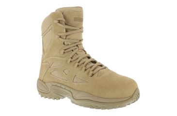 Image of Reebok Rapid Response RB 8in. Desert Tan Military Boot, 7 RB8893-TAN-7-MEN-M