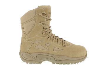 Image of Reebok Rapid Response RB 8in. Desert Tan Military Boot, 7 RB8893-TAN-7-MEN-M