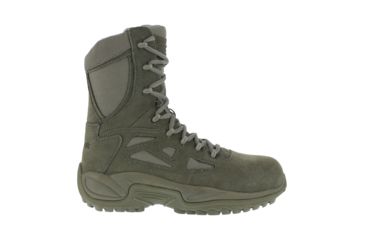 Image of Reebok Rapid Response RB 8in. Sage Green Military Boot, 6 RB899-SGEGRN-6-WOMEN-W