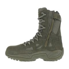 Image of Reebok Rapid Response RB 8in. Sage Green Military Boot, 6 RB899-SGEGRN-6-WOMEN-W