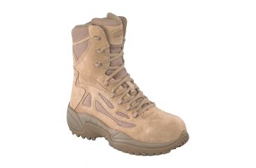 Image of Reebok Rapid Response RB Wos 8in. Military Boot, Tan, 6 RB893-TN-6-WOMEN-W