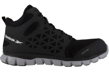 Image of Reebok Sublite Cushion Athletic Mid Cut, Alloy Toe Work Shoe - Mens, Black, 8.5M, RB4141-Black-8.5-Mens-M
