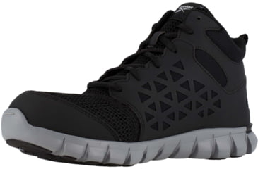 Image of Reebok Sublite Cushion Athletic Mid Cut, Alloy Toe Work Shoe - Mens, Black, 8.5M, RB4141-Black-8.5-Mens-M