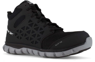 Image of Reebok Sublite Cushion Athletic Mid Cut, Alloy Toe Work Shoe - Mens, Black, 8.5M, RB4141-Black-8.5-Mens-M