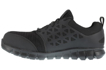 Image of Reebok Sublite Cushion Athletic Oxford, Composite Toe Work Shoe - Mens, Medium, Black, 8.5, 690774478480