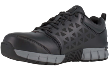 Image of Reebok Sublite Cushion Work Conductive Athletic Oxford - Mens, Black, 7, Medium, 690774450691