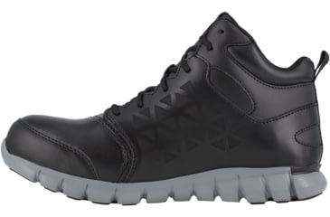 Image of Reebok Sublite Cushion Work Shoe Alloy Toe Athletic Mid Cut - Womens, Black, 7, Medium, 690774454507