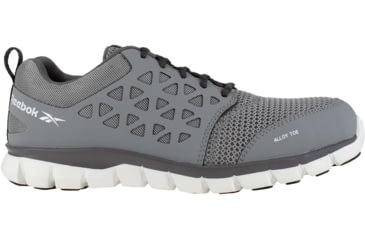 Image of Reebok Sublite Cushion Work Shoe Toe Athletic Oxford - Mens, Light Grey, 15, Medium, 690774386662