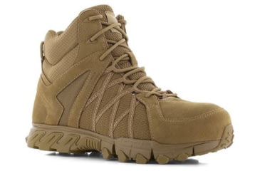 Image of Reebok Trailgrip 6in Tactical Boots w/ Side Zipper - Mens, Coyote, 9.5 US, Wide, RBK-RB3451-W-09.5