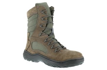 Image of Reebok Womens Fusion Max 8in Steel Toe Tactical Boots w/Side Zipper, Sage Green, 6 CM989-SAGEGREEN-6-WOMENS-W
