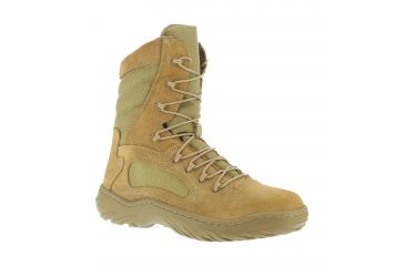 Image of Reebok Mens Fusion Max 8in Tactical Boots, Desert Tan, 10, CM8994-DESERTTAN-10-MENS-M