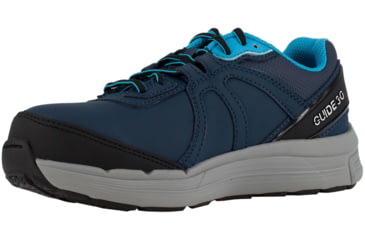 Image of Reebok Womens Guide Work Performance Cross Trainer Shoes, Navy/Light Blue, 6, RB354-NAVY/LIGHTBLUE-6-W-W