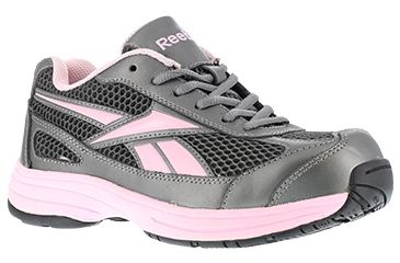 Image of Reebok Womens Ketee Steel Toe Athletic Cross Trainer Shoes, Gray/Pink, 6 RB164-GREY/PINK-6-WOMENS-W