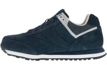 Image of Reebok Womens Leelap Steel Toe Oxford Retro Jogger Shoes, Navy, 10.5, RB195-NAVY-10.5-WOMENS-M