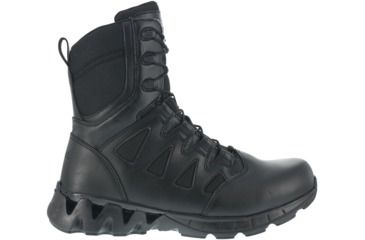 Image of Reebok Womens ZigKick 8in Tactical Boots w/ Side Zipper, Black, 9.5, RB884-BLACK-9.5-WOMENS-W