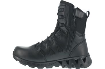Image of Reebok Womens ZigKick 8in Tactical Boots w/ Side Zipper, Black, 9.5, RB884-BLACK-9.5-WOMENS-W