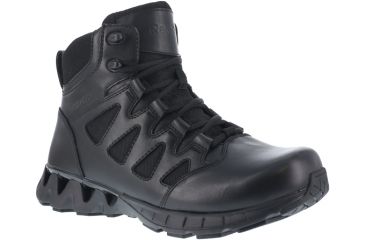 Image of Reebok Womens ZigKick Tactical 6in Waterproof Tactical Boots w/Side Zipper, Black, 6, RB863-BLACK-6-WOMENS-W
