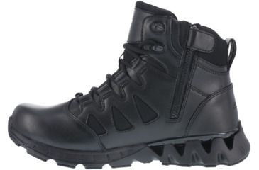 Image of Reebok Womens ZigKick Tactical 6in Waterproof Tactical Boots w/Side Zipper, Black, 6, RB863-BLACK-6-WOMENS-W
