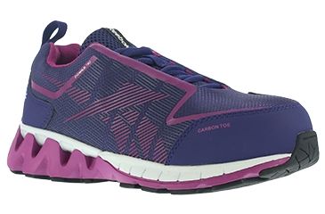 Image of Reebok Womens ZigWild TR2 Work Athletic Trail Runner Oxford Shoes, Purple/Pink, 6 RB305-PURPLE/PINK-6-WOMENS-W