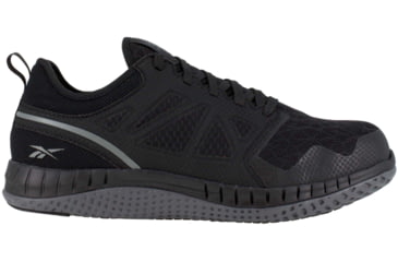 Image of Reebok ZPRINT Athletic Oxford, Steel Toe Work Shoe - Womens, Black, 6.5M, RB251-Black-6.5-Womens-M