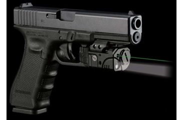 Image of REFURB Crimson Trace Rail Master Pro - Universal Rail Mount Laser-LED, Black, Green Laser