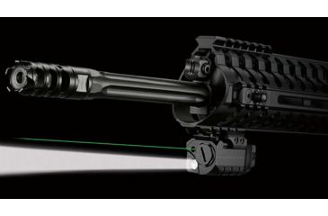 Image of REFURB Crimson Trace Rail Master Pro - Universal Rail Mount Laser-LED, Black, Green Laser